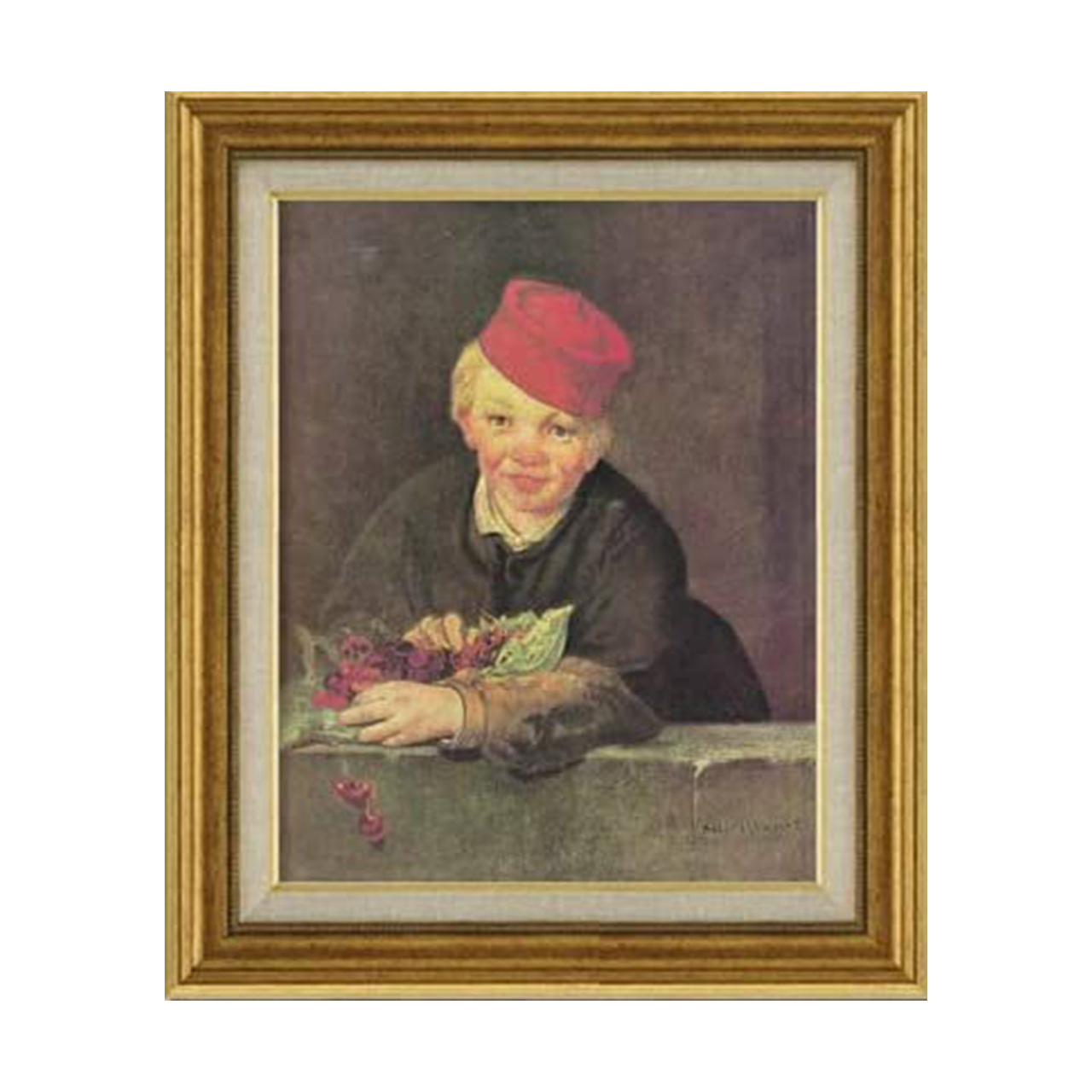 Édouard Manet | Boy with Cherries F6 - Commo Art 人物画 　
