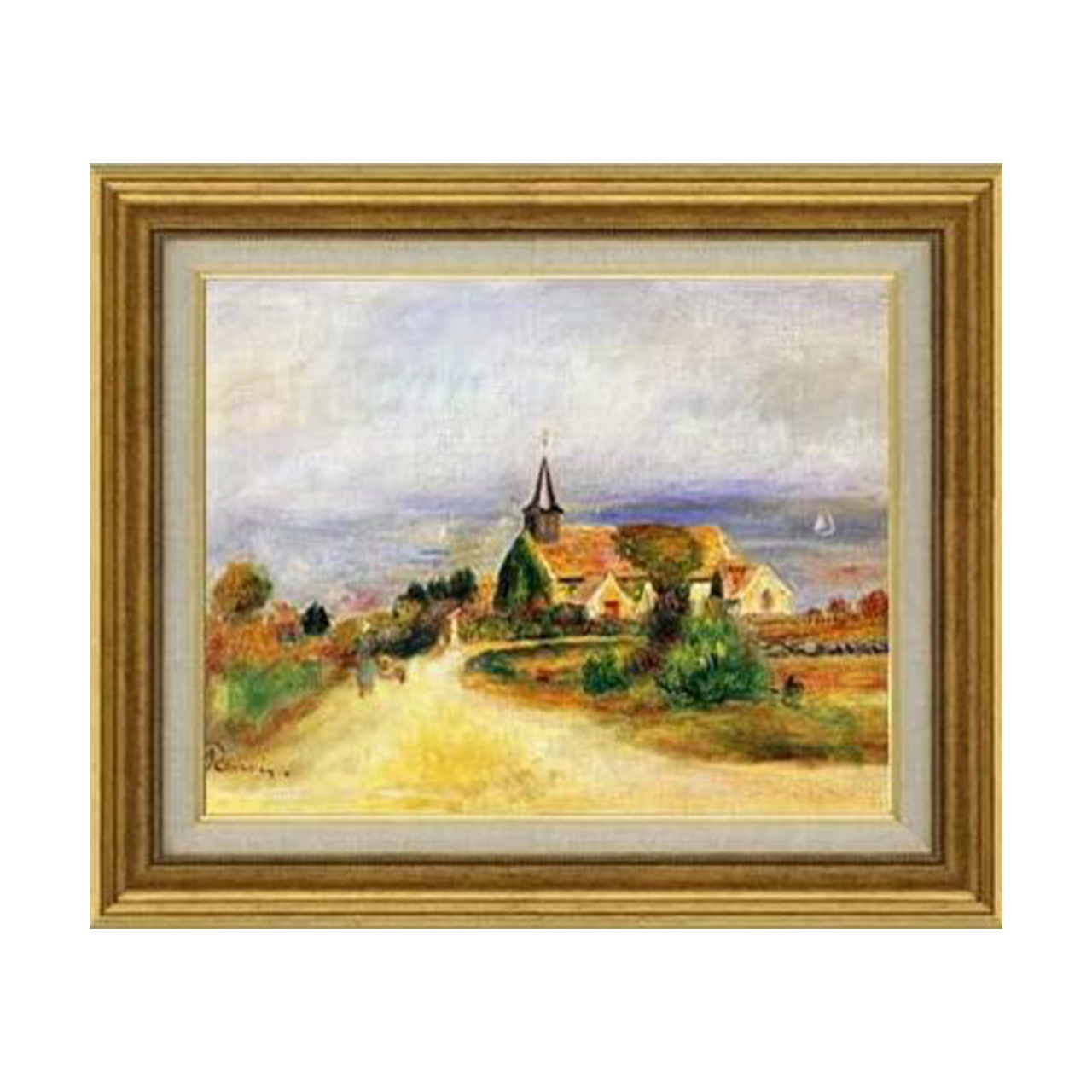 Pierre-Auguste Renoir | Village by the Sea F6 - Commo Art 風景画 　