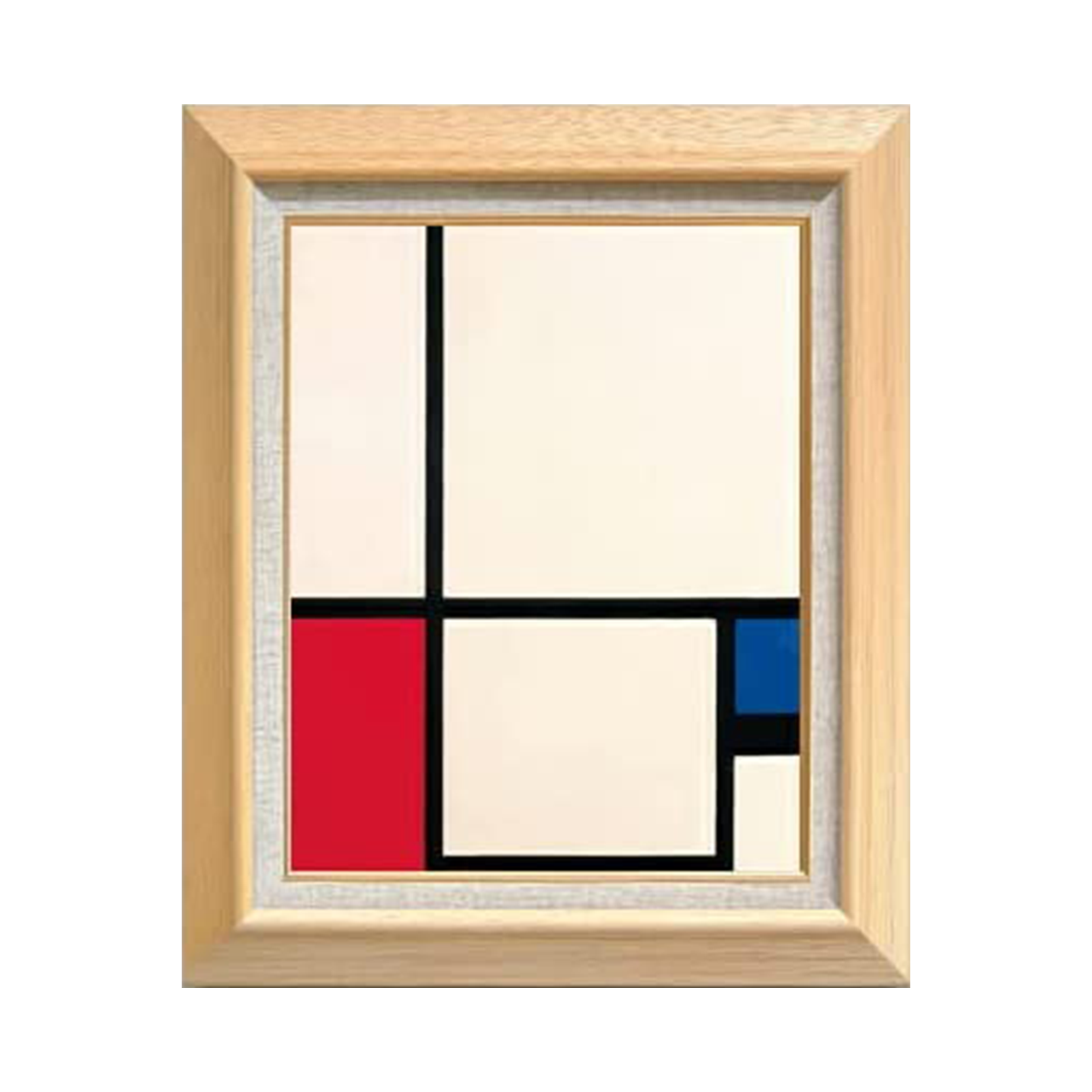 Piet Mondrian | Composition in Colours Composition No.1 with Red and Blue F6 - Commo Art 抽象画 　