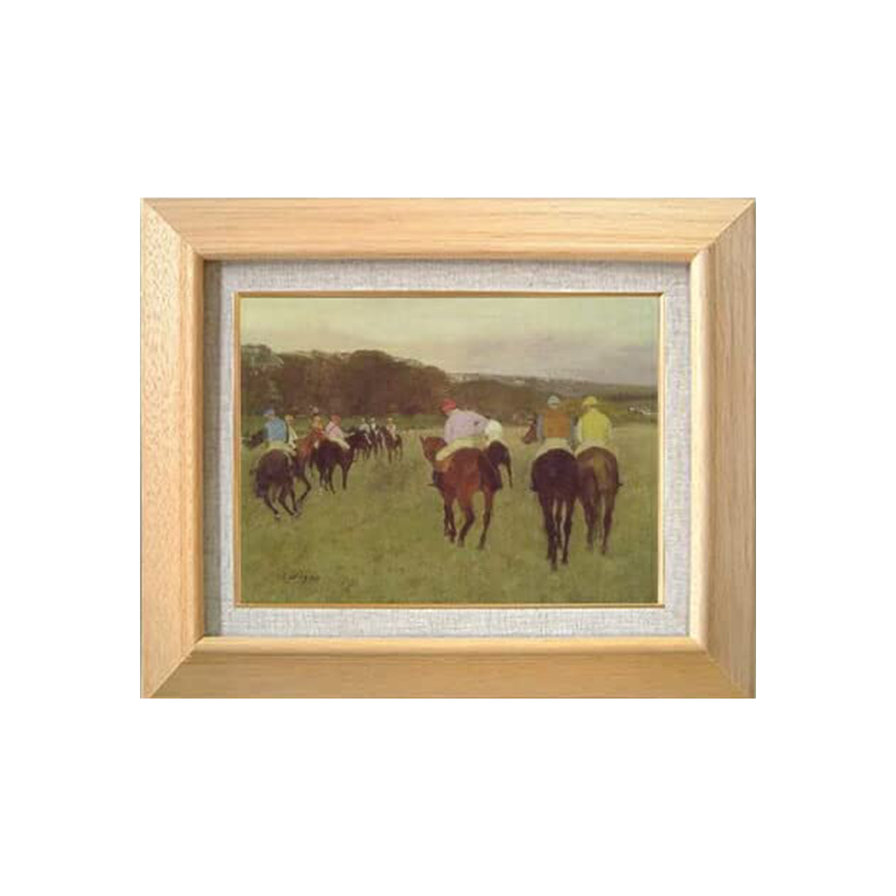 Edgar Degas | Racehorses at Longchamp F4 - Commo Art 人物画 　