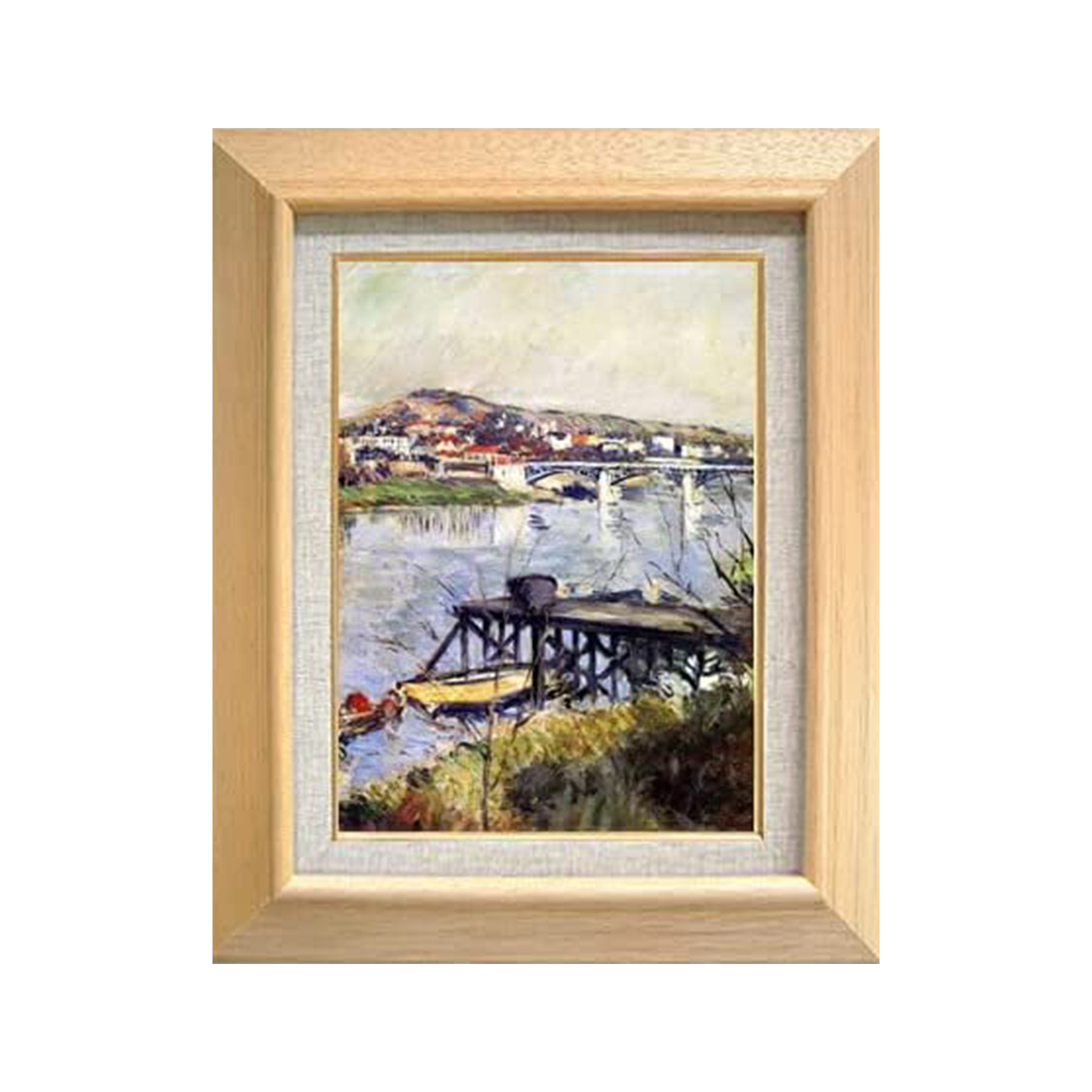 Gustave Caillebotte | Argenteuil Bridge F4　 - Commo Art 風景画 　