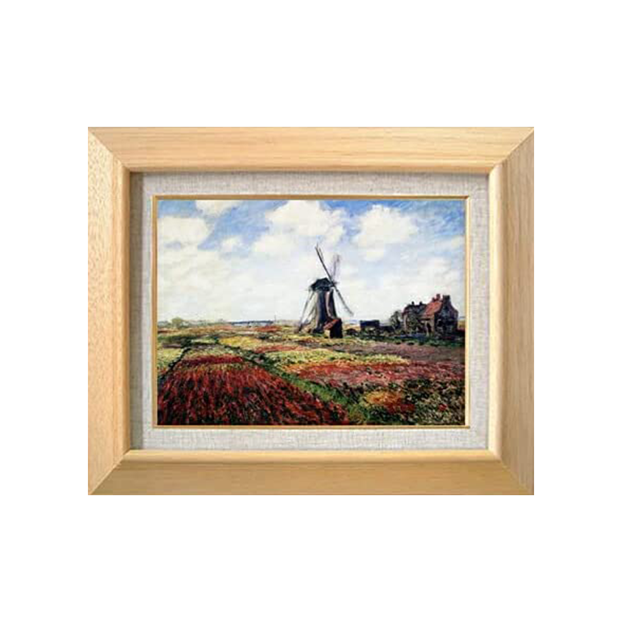 Claude Monet | Tulip fields in Holland F4 - Commo Art 風景画 　