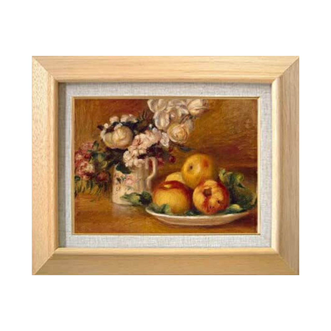Pierre-Auguste Renoir | Apples and Flowers F4 - Commo Art 静物画 　