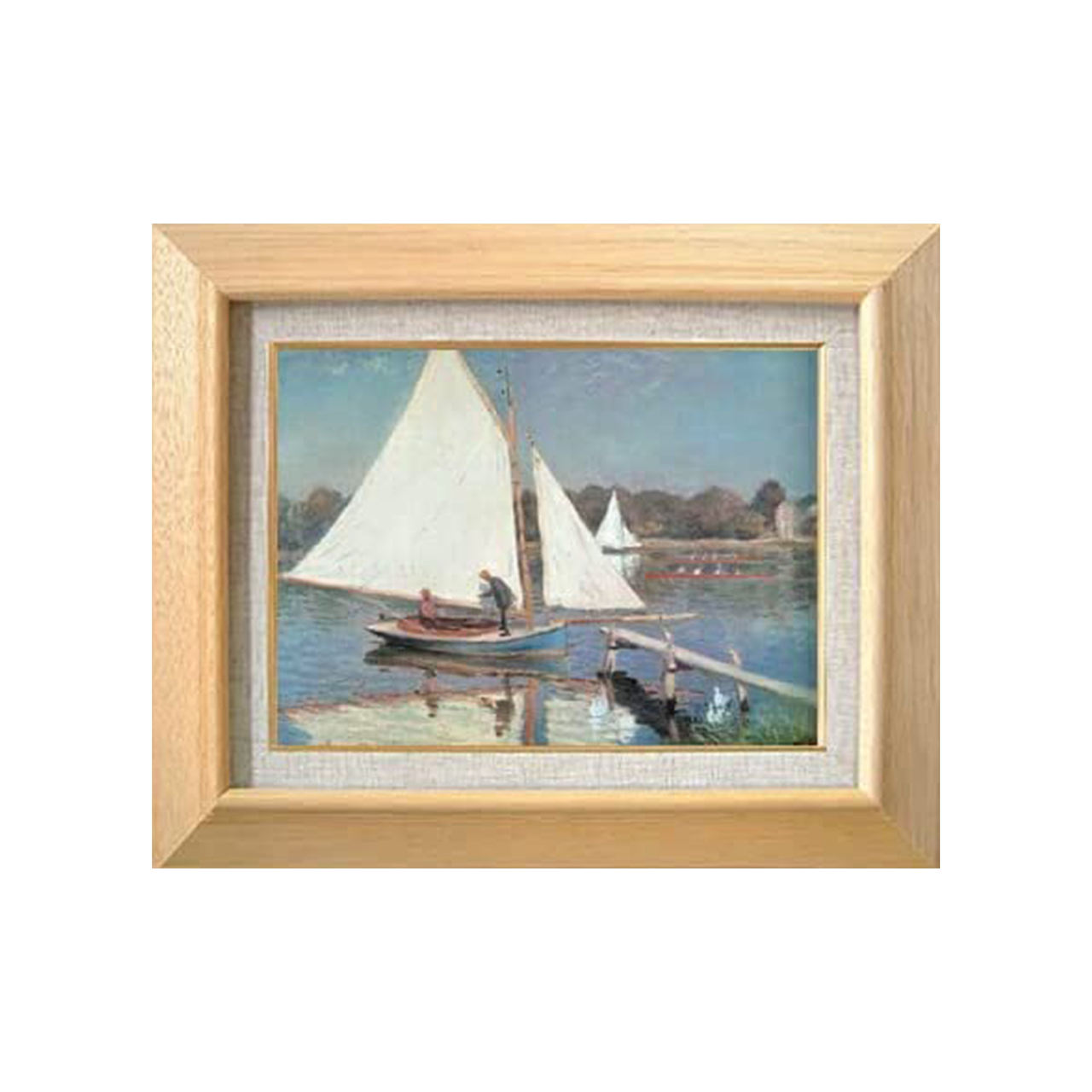 Claude Monet | Sailing ato Argenteuil F4 - Commo Art 風景画 　