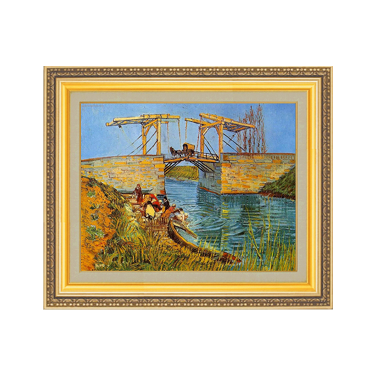 Vincent van Gogh | Bridge at Arles (Pont de Langlois) F6 - Commo Art 風景画 　