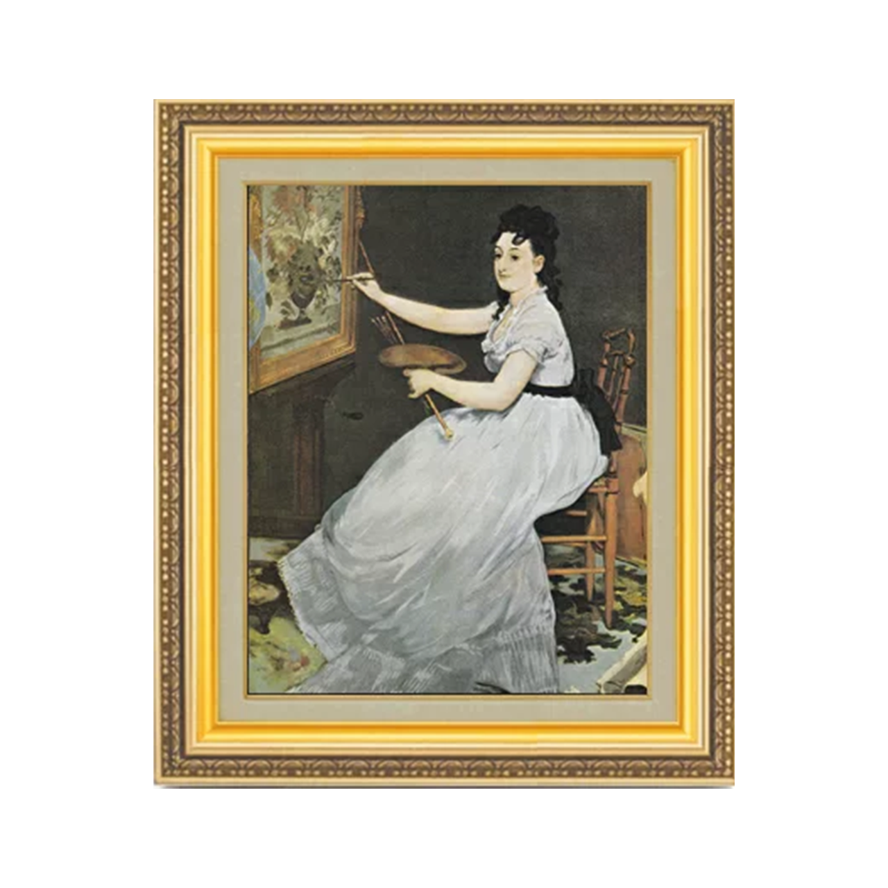 Édouard Manet | Eva Gonzalès F6 - Commo Art 人物画 　