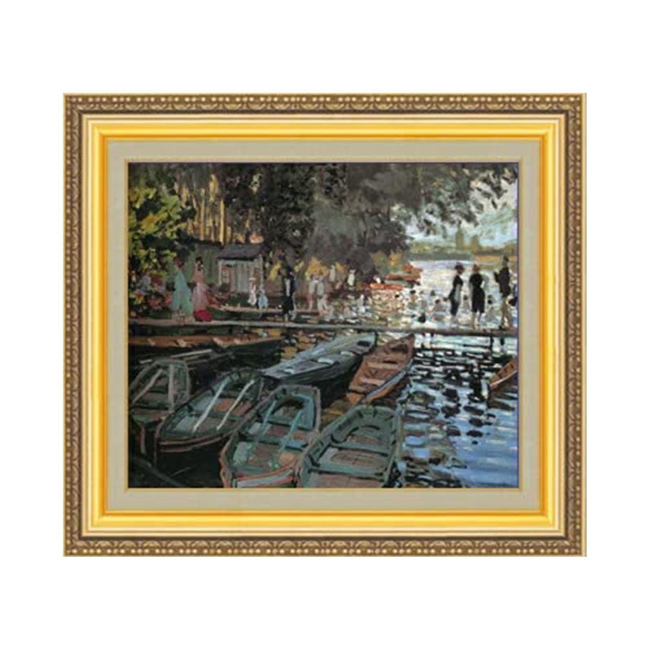 Claude Monet | Bathers at La Grenouillere F8 - Commo Art 風景画 　