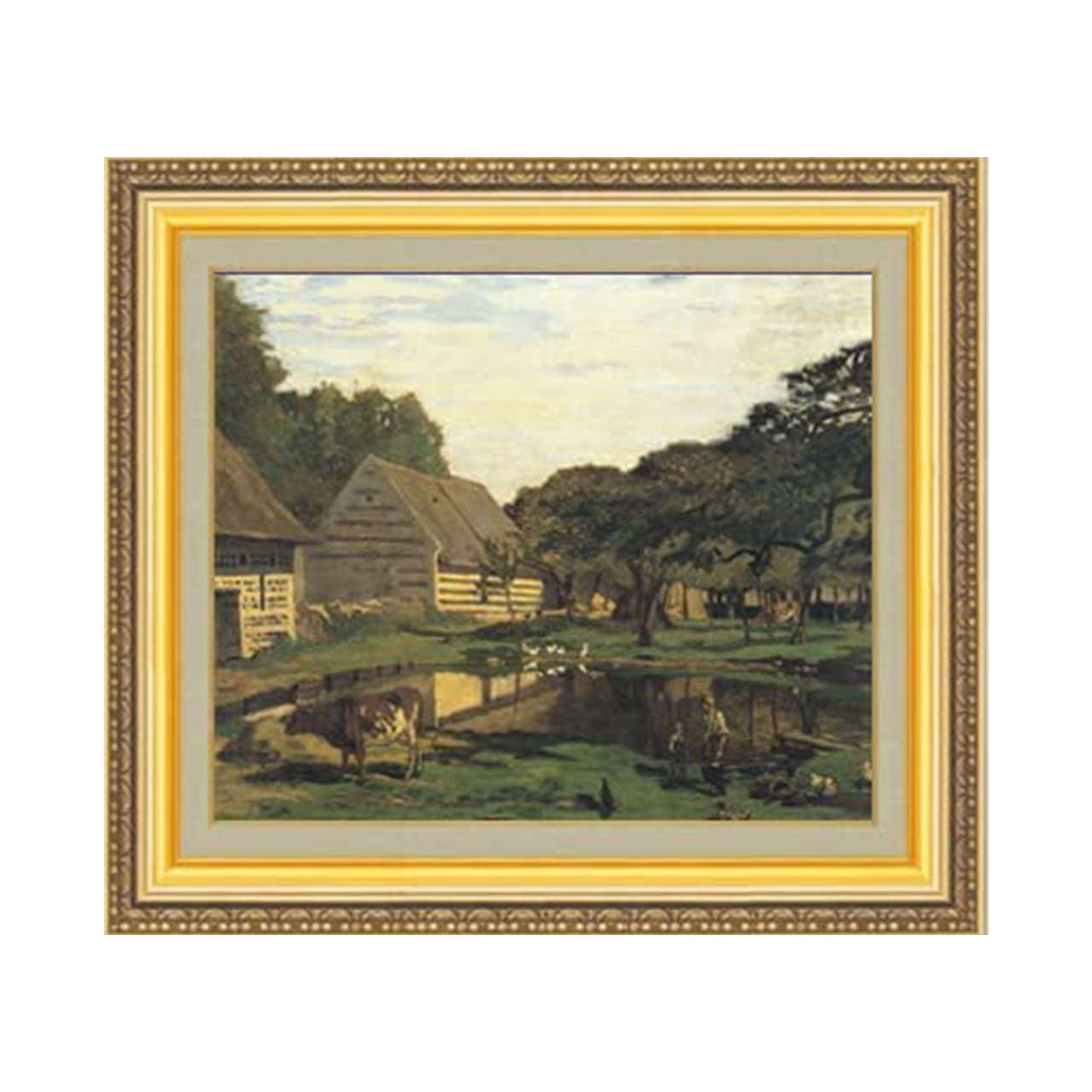 Claude Monet | A Farmyard in Normandy F8 - Commo Art 美術品 　