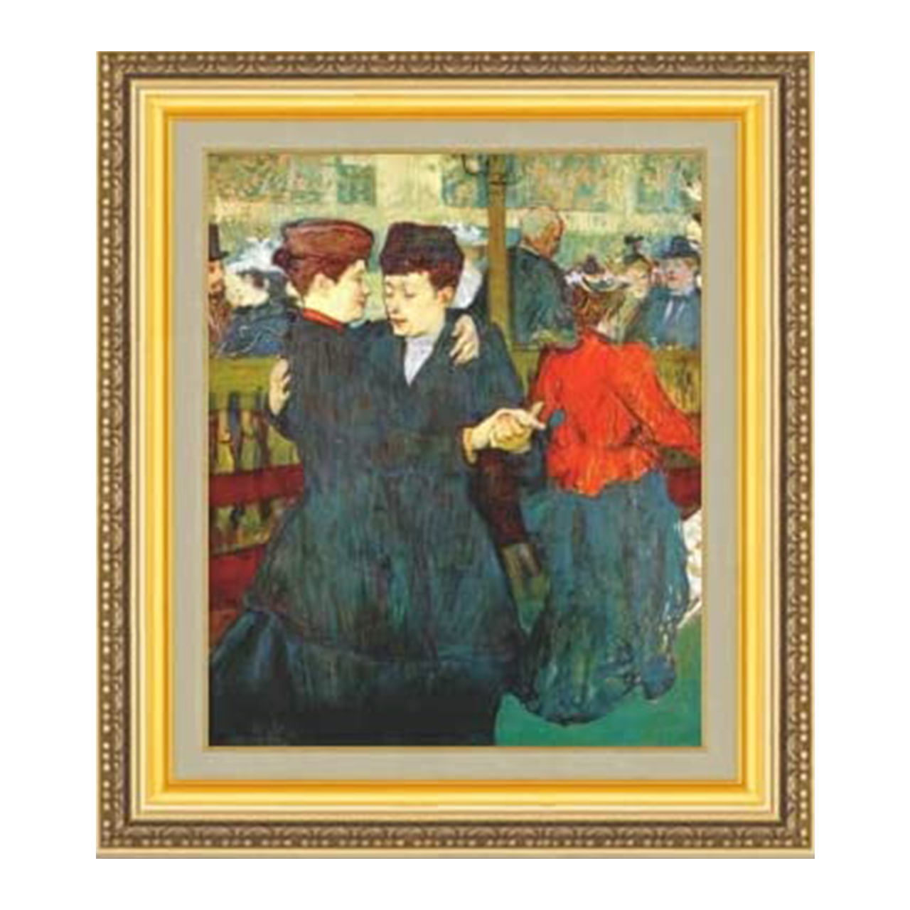 Henri de Toulouse-Lautrec | at the moulin rouge two women F8 - Commo Art 美術品 　
