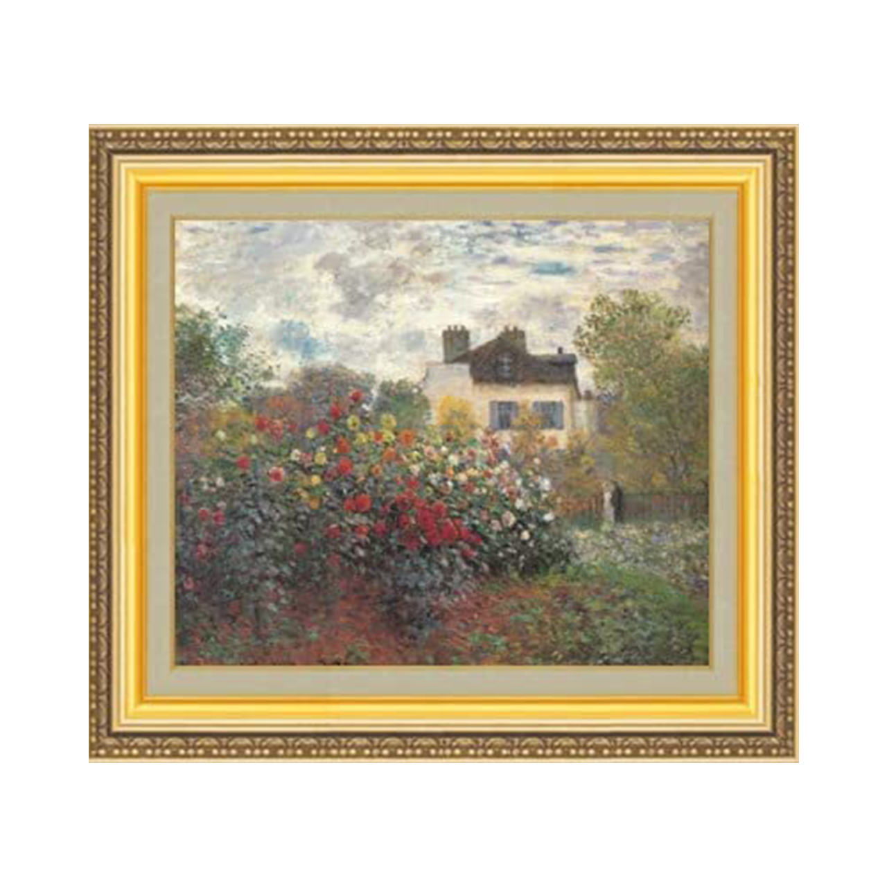 Claude Monet | The Garden of Monet at Argenteuil F8 - Commo Art 風景画 　