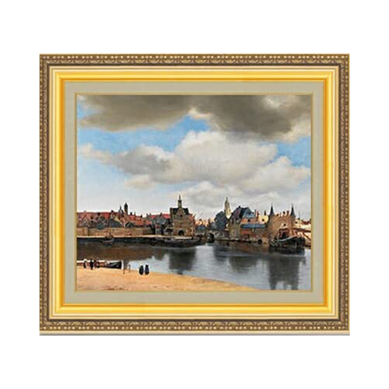 Johannes Vermeer | View of Delft F8 - Commo Art 風景画 　