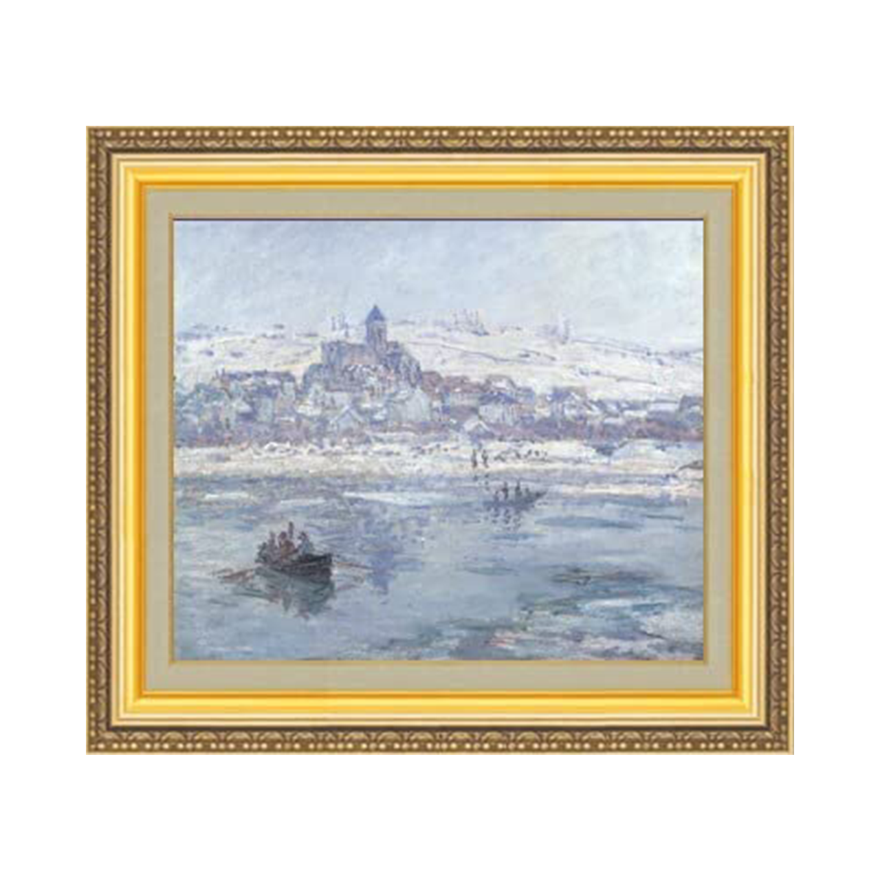 Claude Monet | Vétheuil in Winter F8 - Commo Art 風景画 　