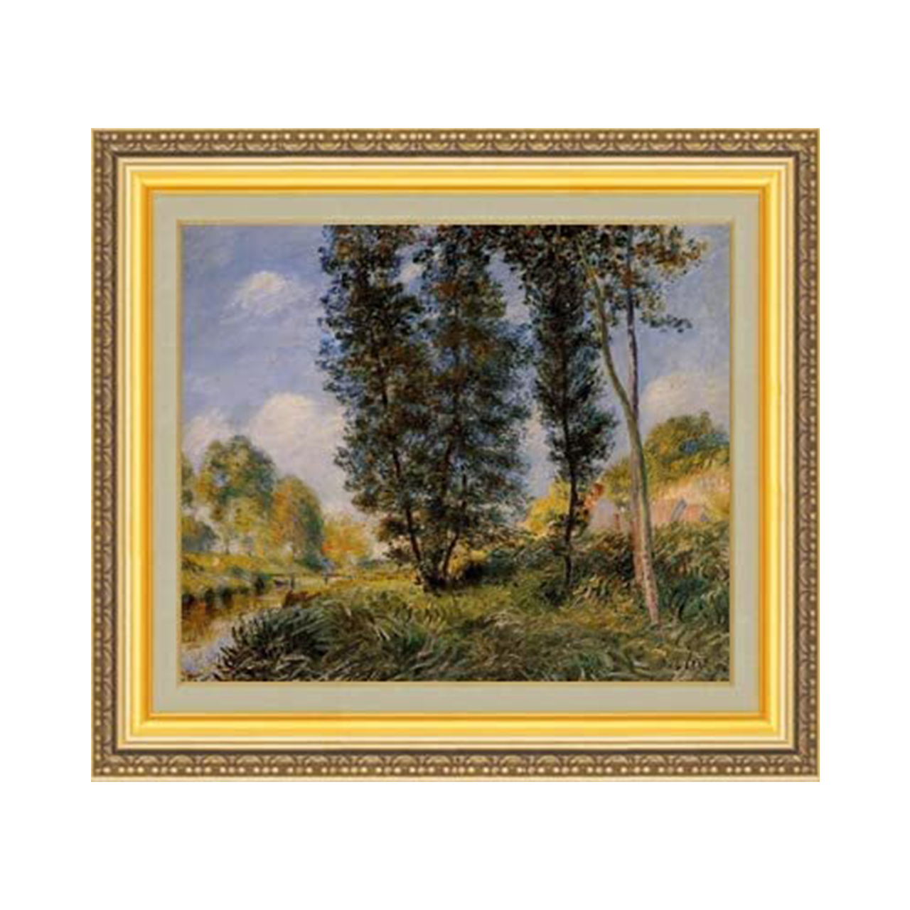 Alfred Sisley | Banks of the Orvanne F8 - Commo Art 人物画 　