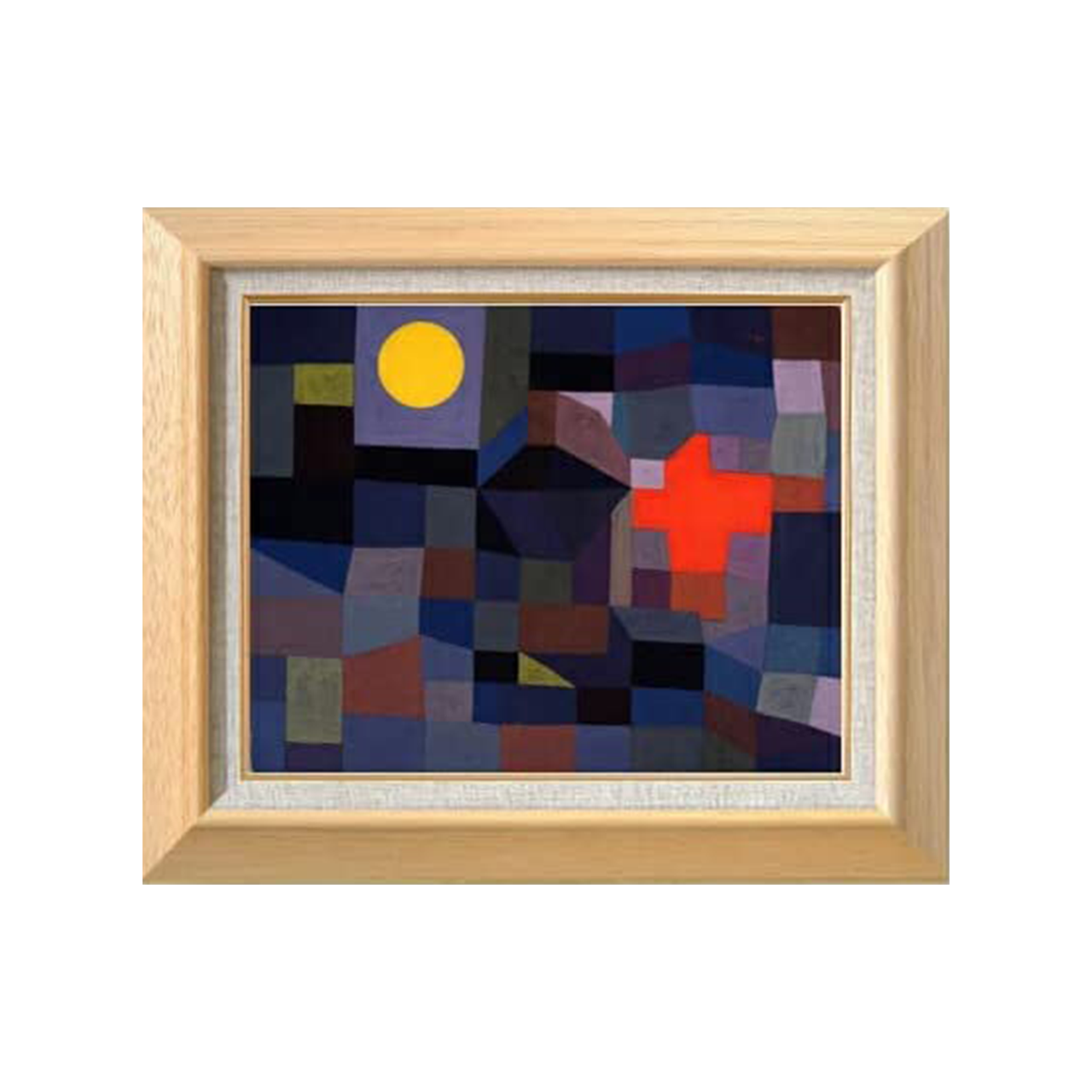 Paul Klee |  Fire at Full Moon F6 - Commo Art 抽象画 　