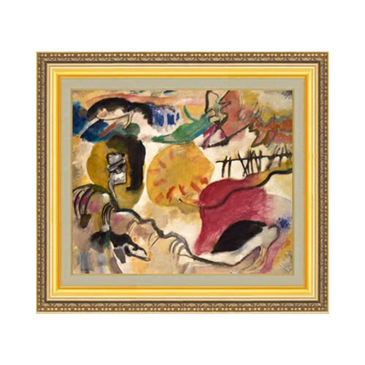 Wassily Kandinsky | Improvisation 27 (Garden of Love 2) 　F8 - Commo Art 抽象画 　