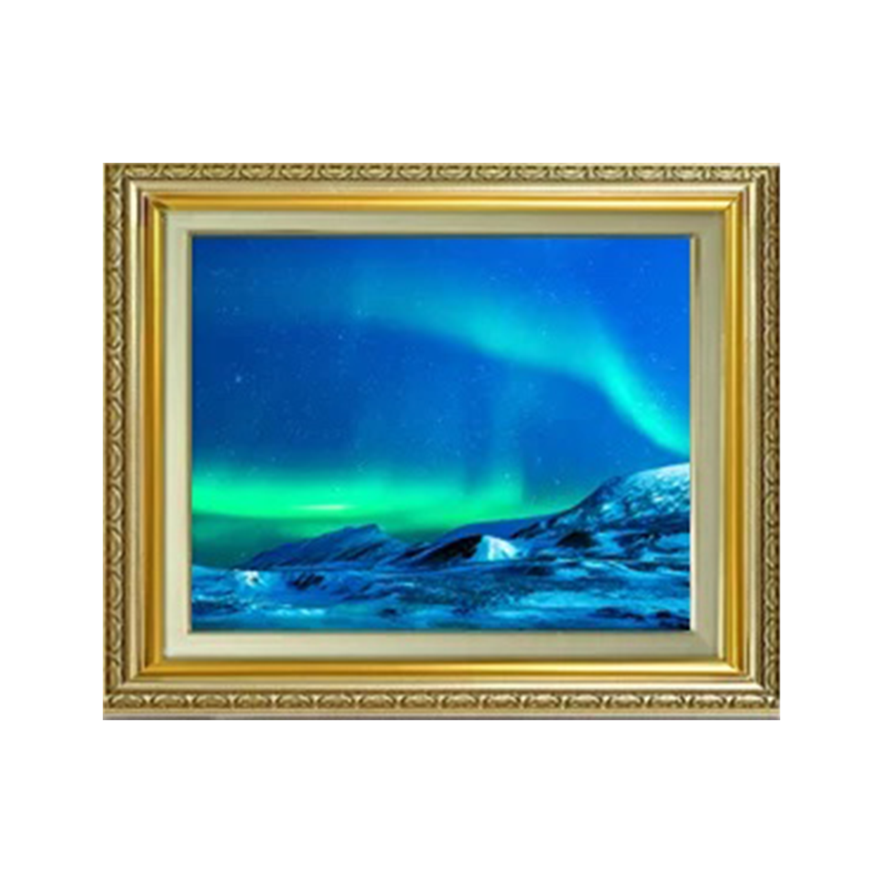 Original paintings | Northen Lights - Northern Lights - Aurora Borealis F6 - Commo Art 風景画 　