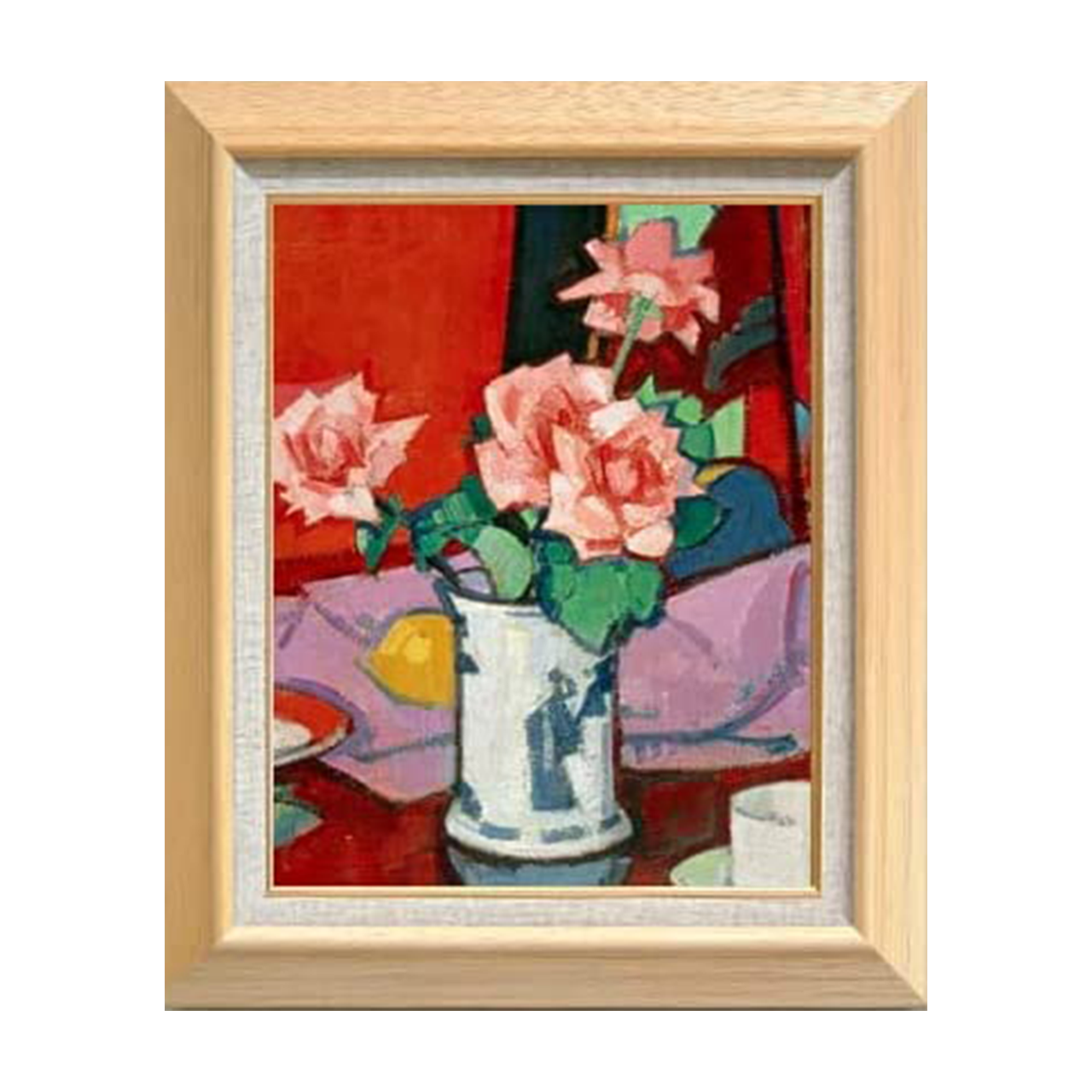 Samuel Peploe | Pink Roses, Chinese Vase F6　 - Commo Art 静物画 　