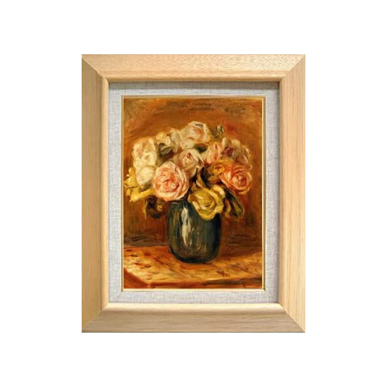 Pierre-Auguste Renoir | Roses in a Blue Vase F4 - Commo Art 静物画 　