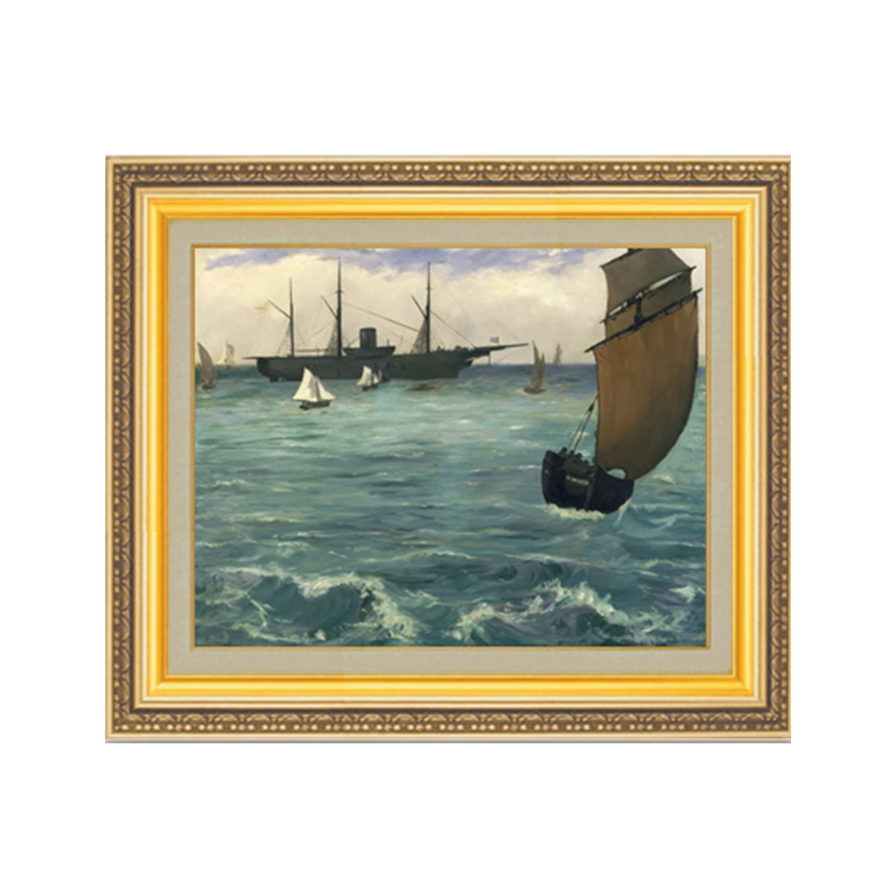 Édouard Manet | The Kearsarge at Boulogne F6 - Commo Art 風景画 　