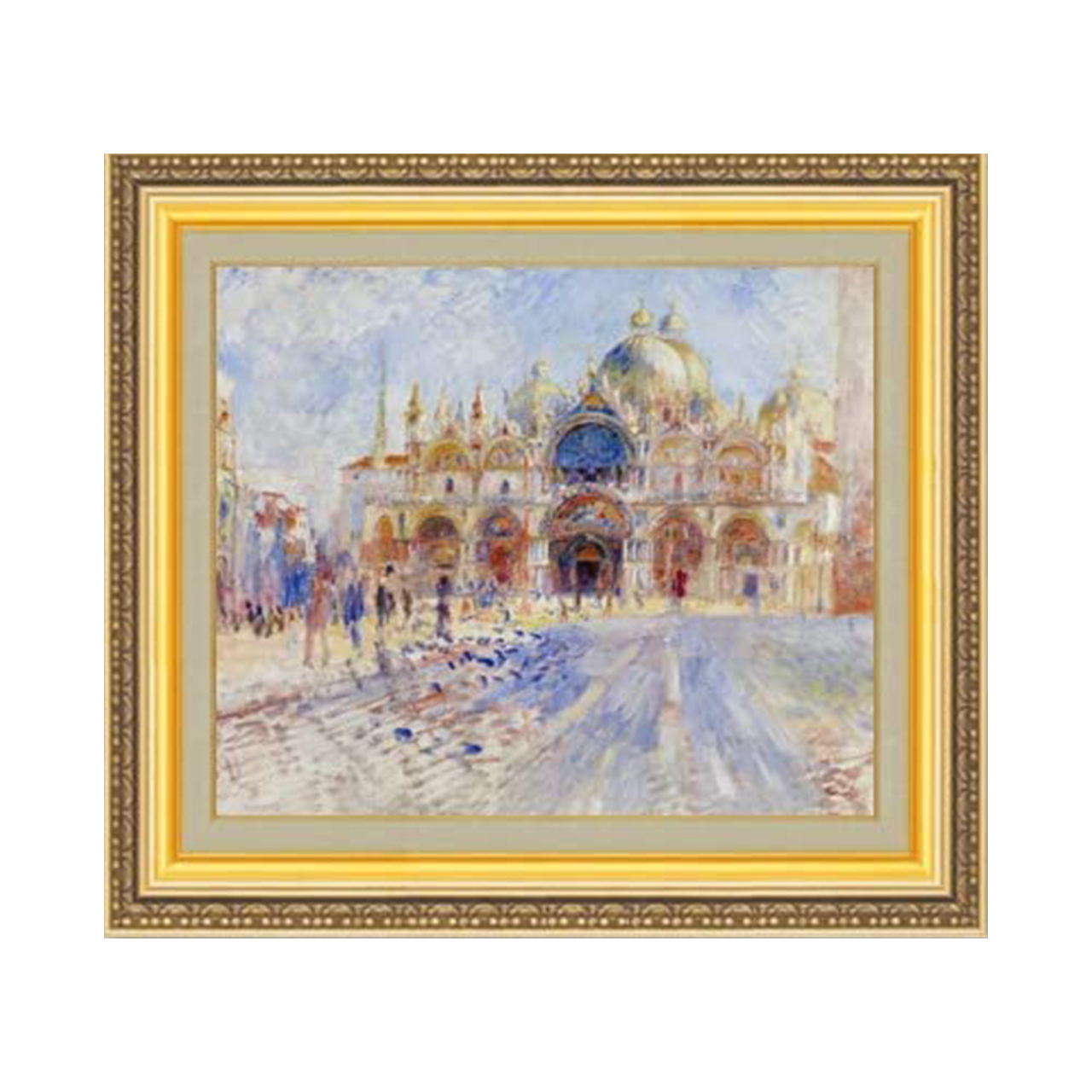 Pierre-Auguste Renoir | The Piazza San Marco, Venice F8 - Commo Art 風景画 　