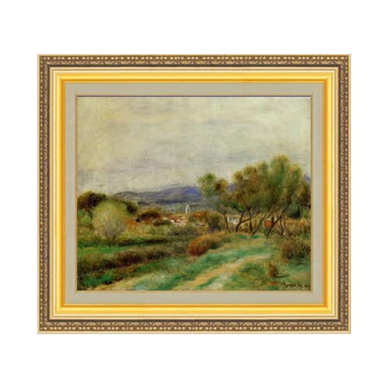 Pierre-Auguste Renoir | iew of La Sayne F8 - Commo Art 風景画 　