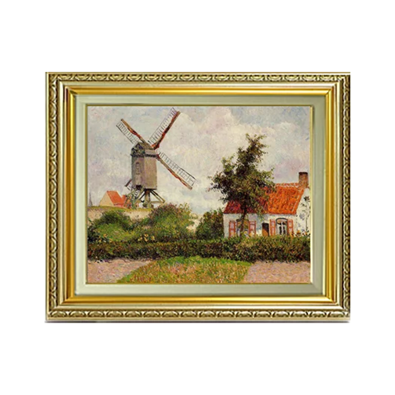 Camille Pissarro | Windmill at Knocke, Belgium　F6 - Commo Art 風景画 　