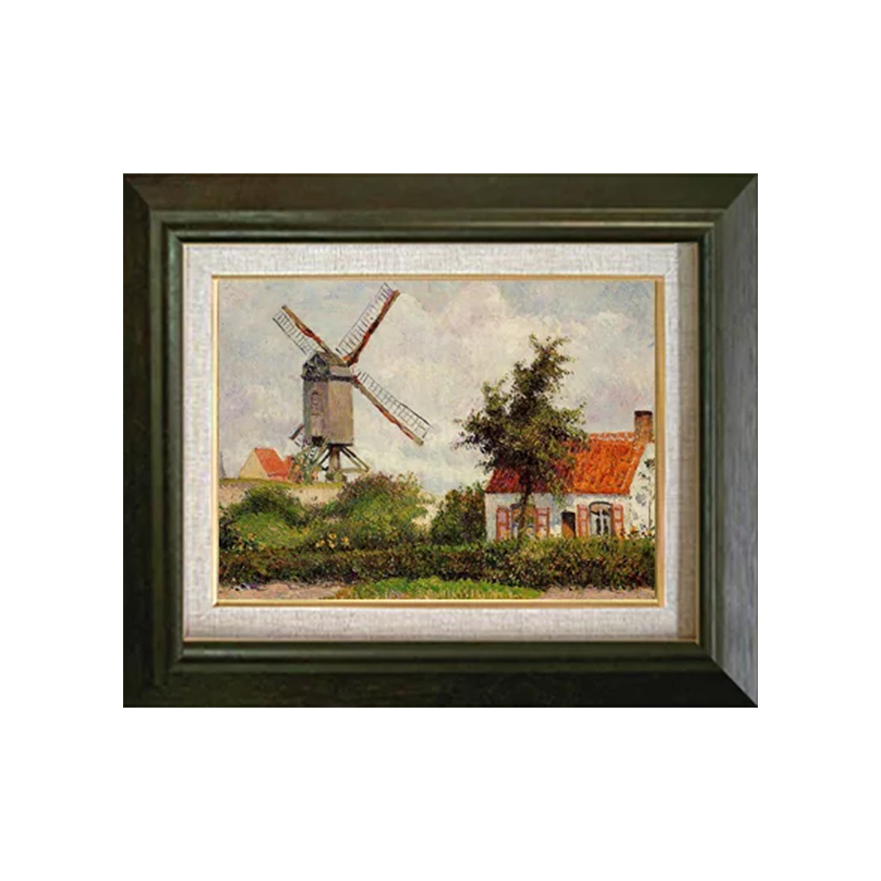 Camille Pissarro | Windmill at Knocke, Belgium F4　 - Commo Art 風景画 　