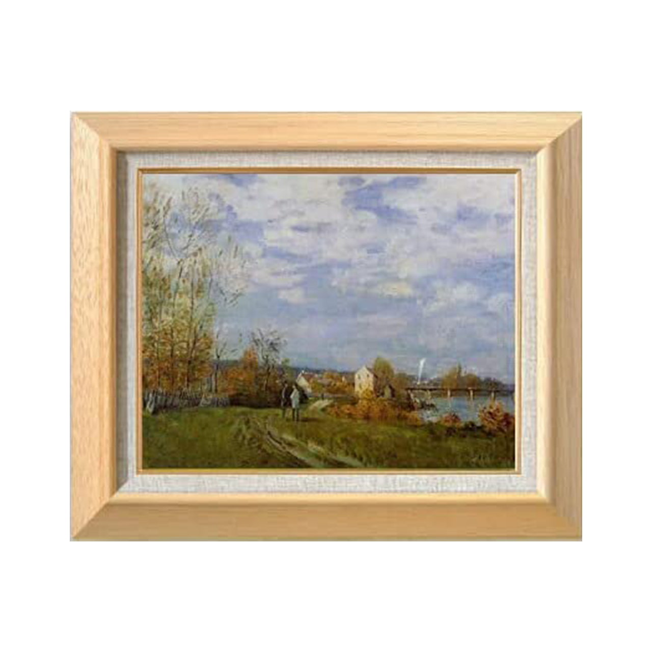 Alfred Sisley | Banks of the Seine at Bougival F6 - Commo Art 風景画 　