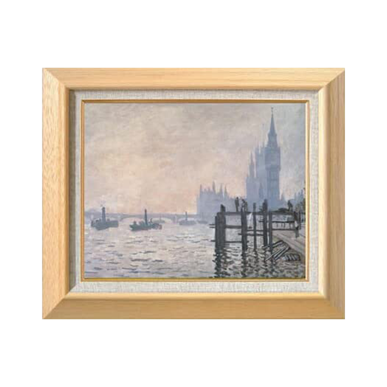 Claude Monet | The Thames below Westminster F6 - Commo Art 風景画 　