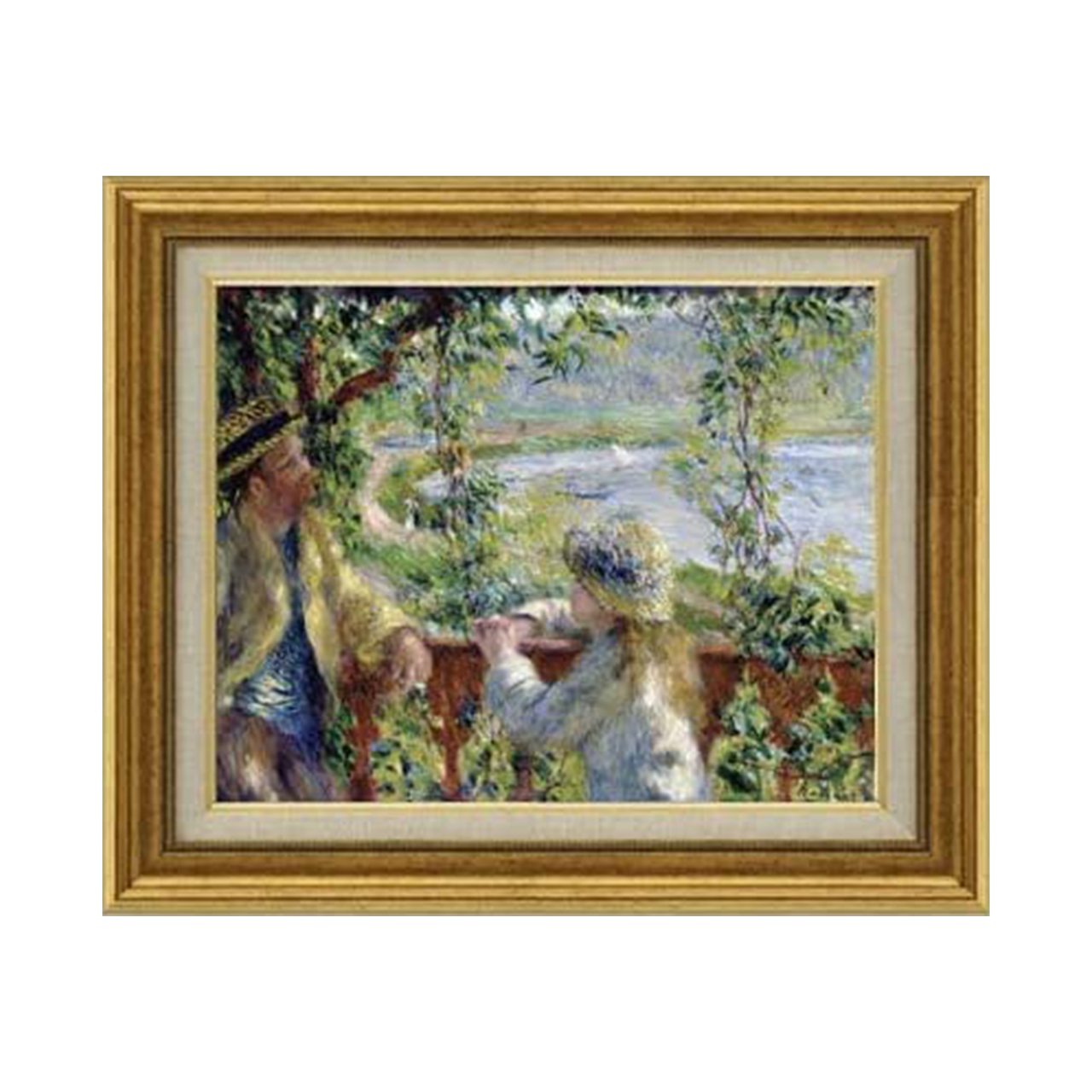 Pierre-auguste renoir | By The Water F6 - Commo Art 人物画 　