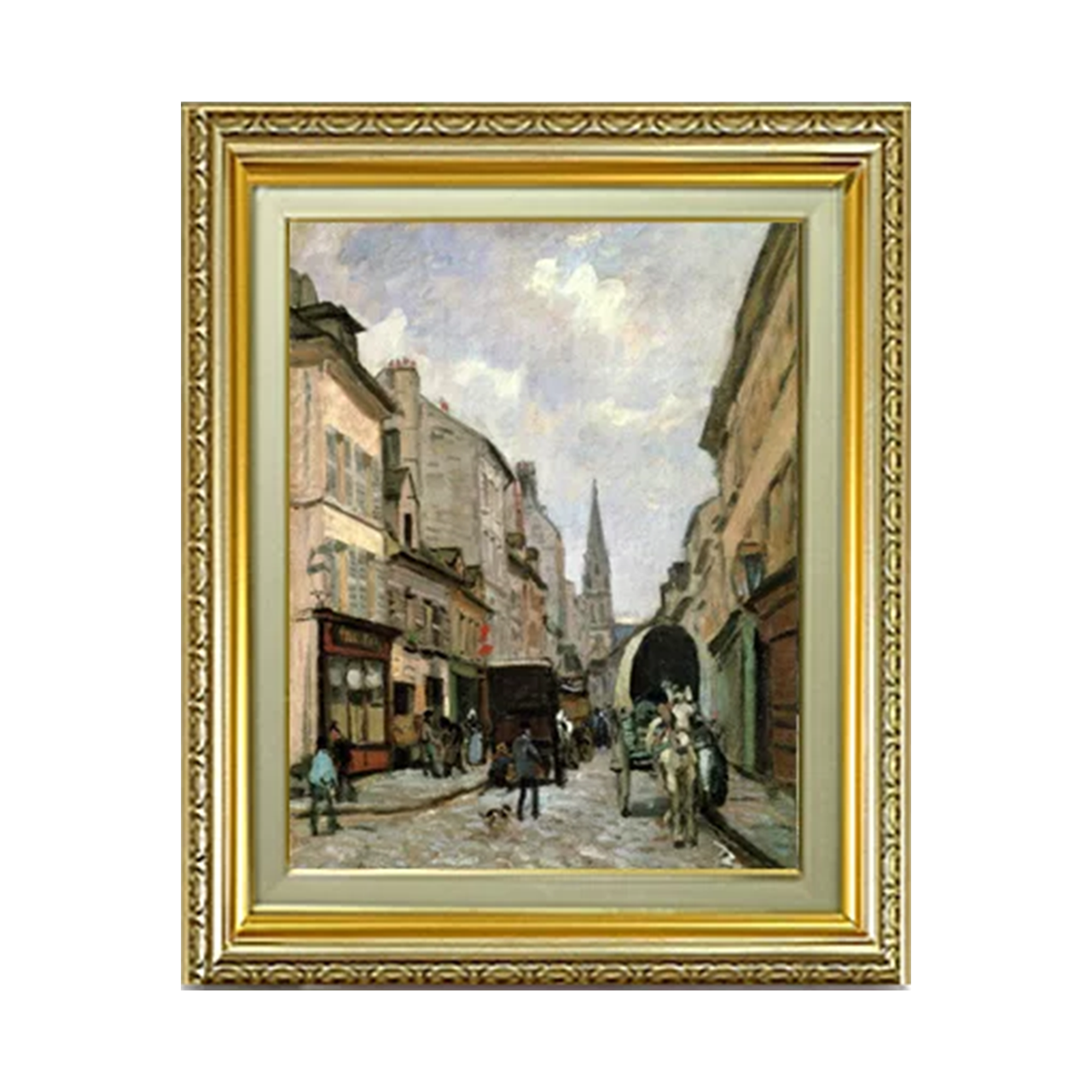 Alfred Sisley | Main Street, Argenteuil F6　 - Commo Art 風景画 　