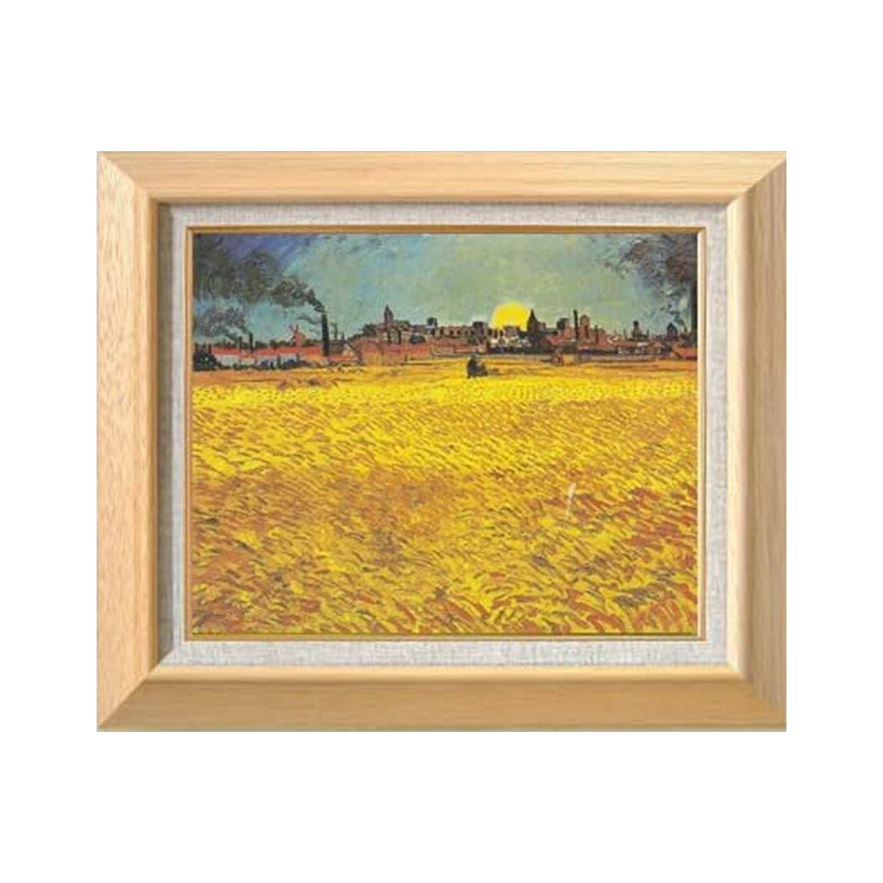 Vincent van Gogh | Sunset: Wheat Fields Near Arles F6 - Commo Art 風景画 　
