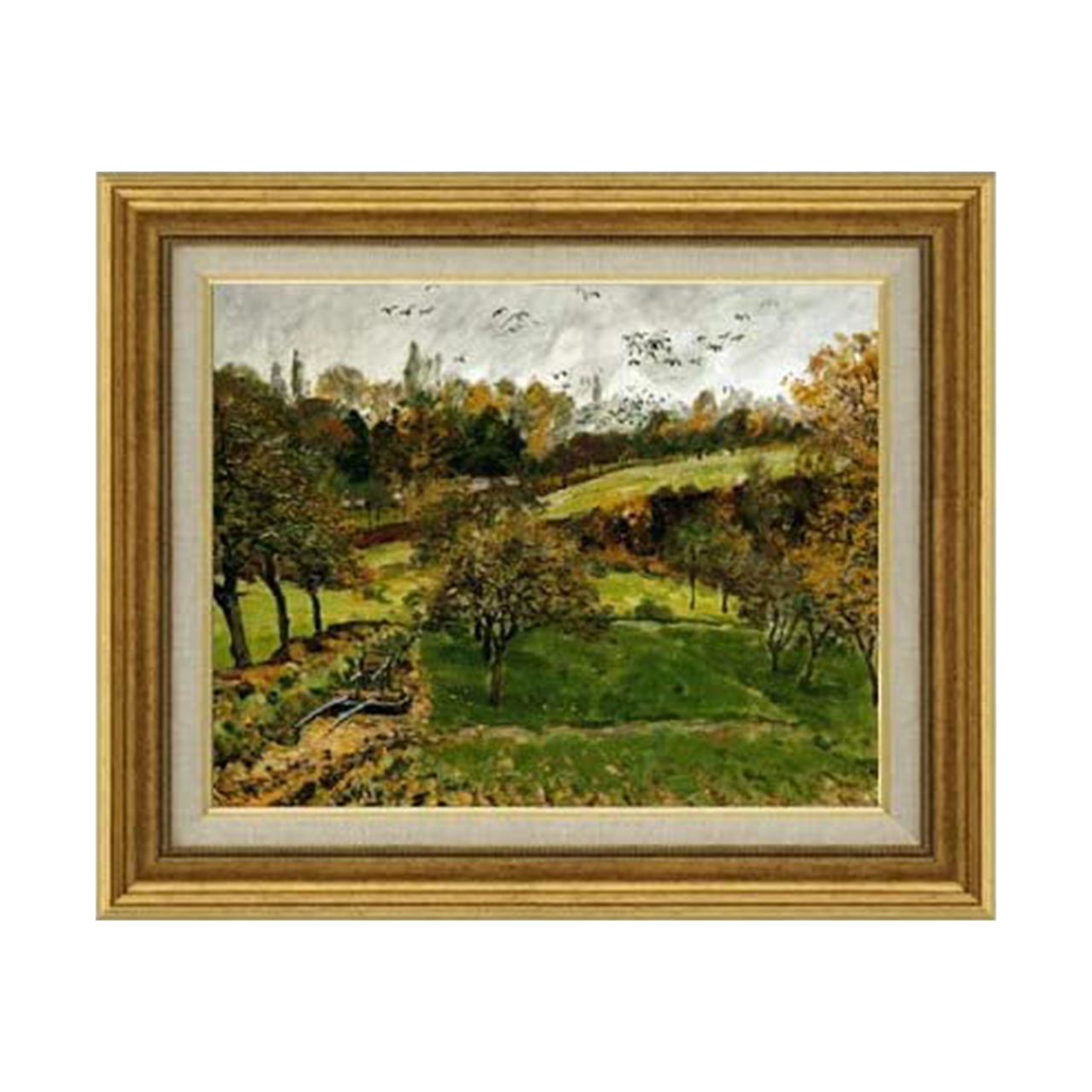 Alfred Sisley | Autumn Landscape, Louveciennnes F6 - Commo Art 風景画 　