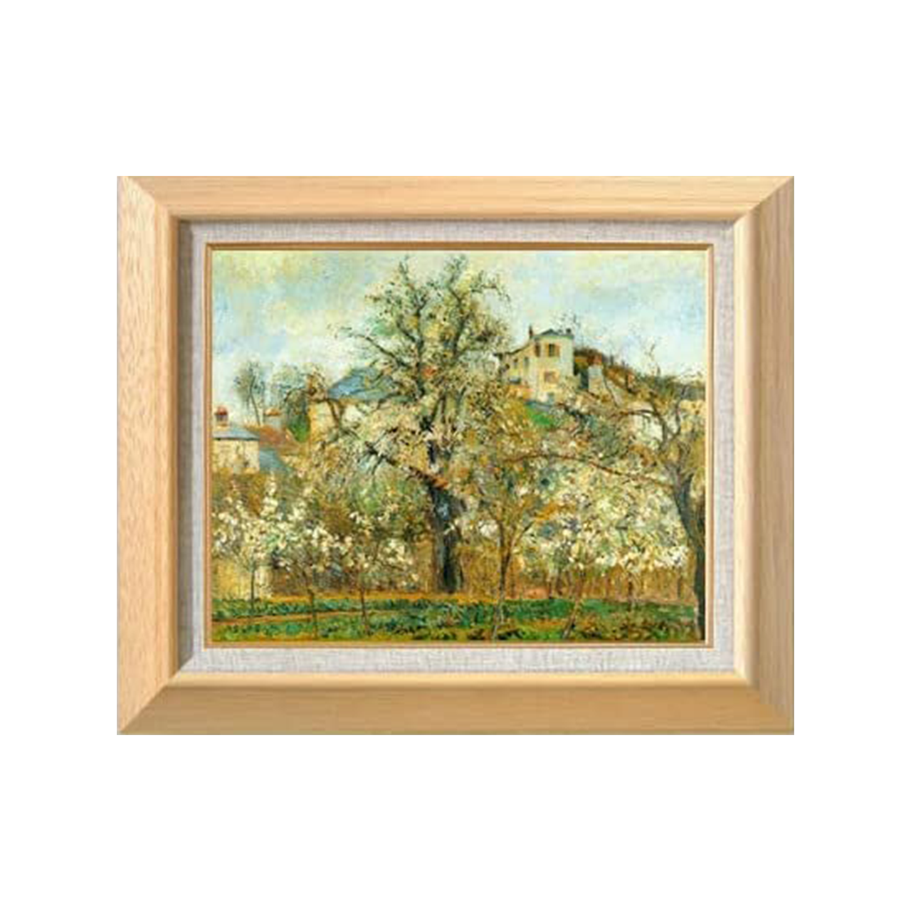 Camille Pissarro | Kitchen Garden, Trees in Flower, Spring, Pontoise F6 - Commo Art 風景画 　