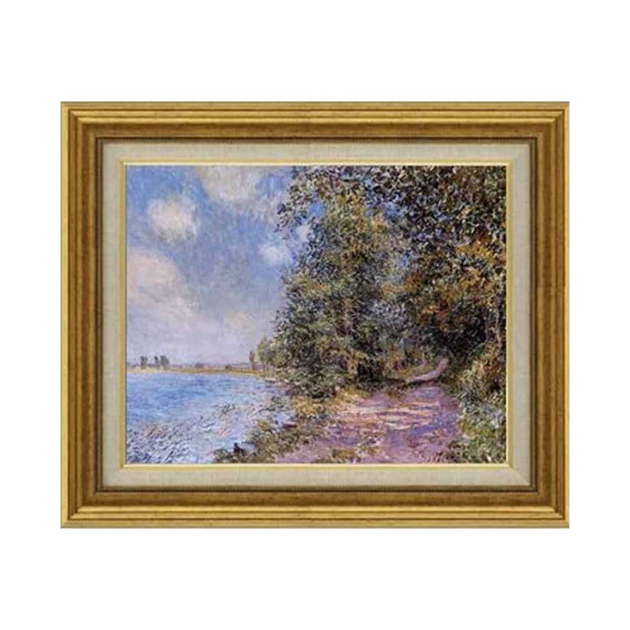 Alfred Sisley | An August Afternoon near Veneux F6 - Commo Art 風景画 　