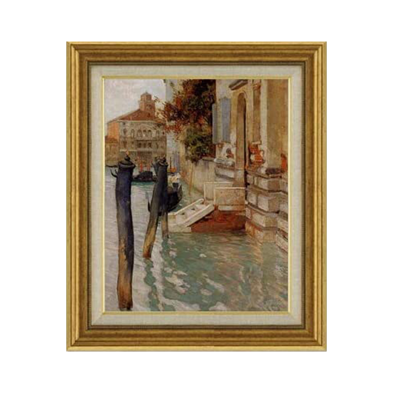 Frits Thaulow | On the Grand canal in Venice F6 - Commo Art 美術品 　