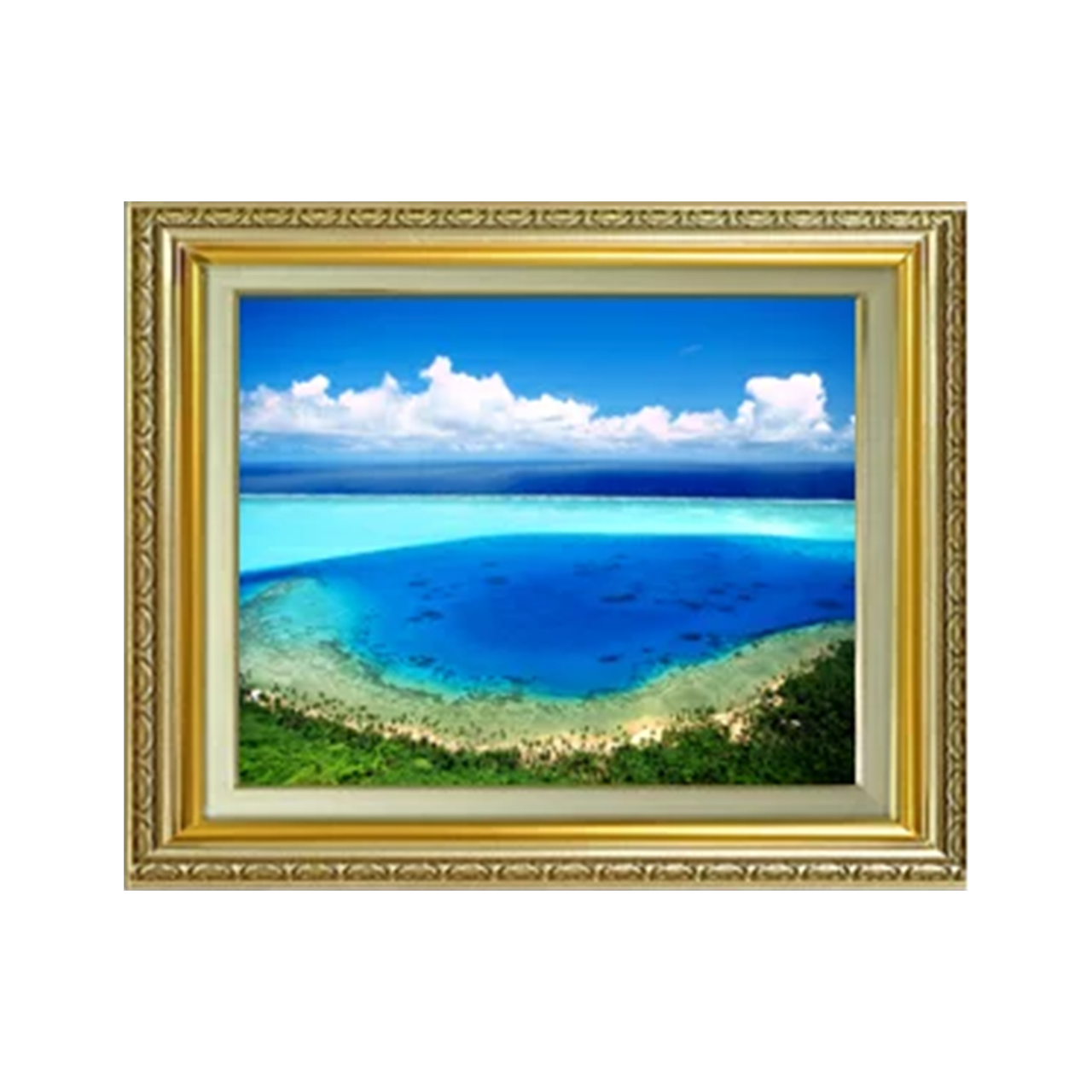 Original painting | Blue Ocean F6 - Commo Art 風景画 　