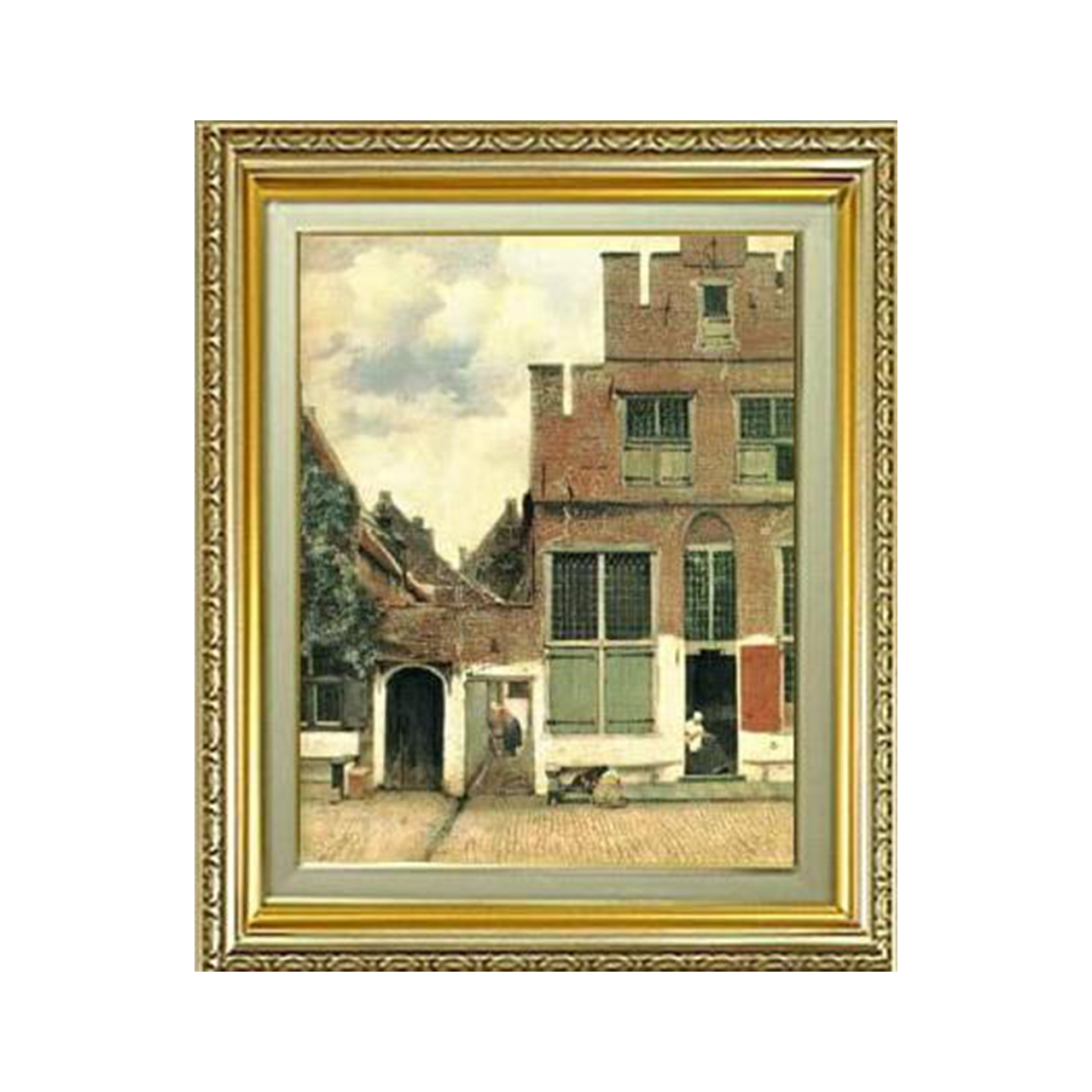 Johannes Vermeer | Delft's Alley F6　 - Commo Art 風景画 　