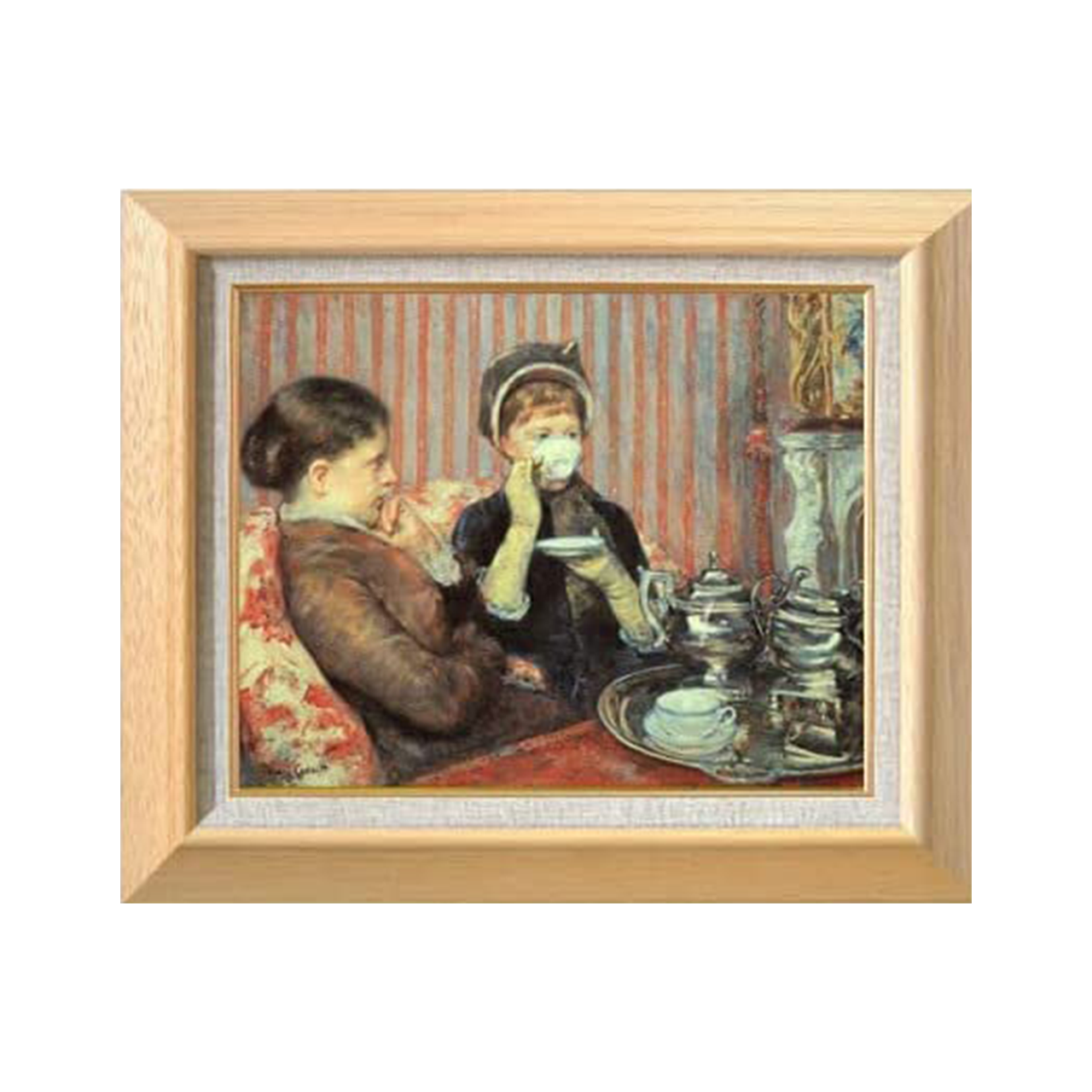 Mary Stevenson Cassatt | The Tea F6 - Commo Art 人物画 　