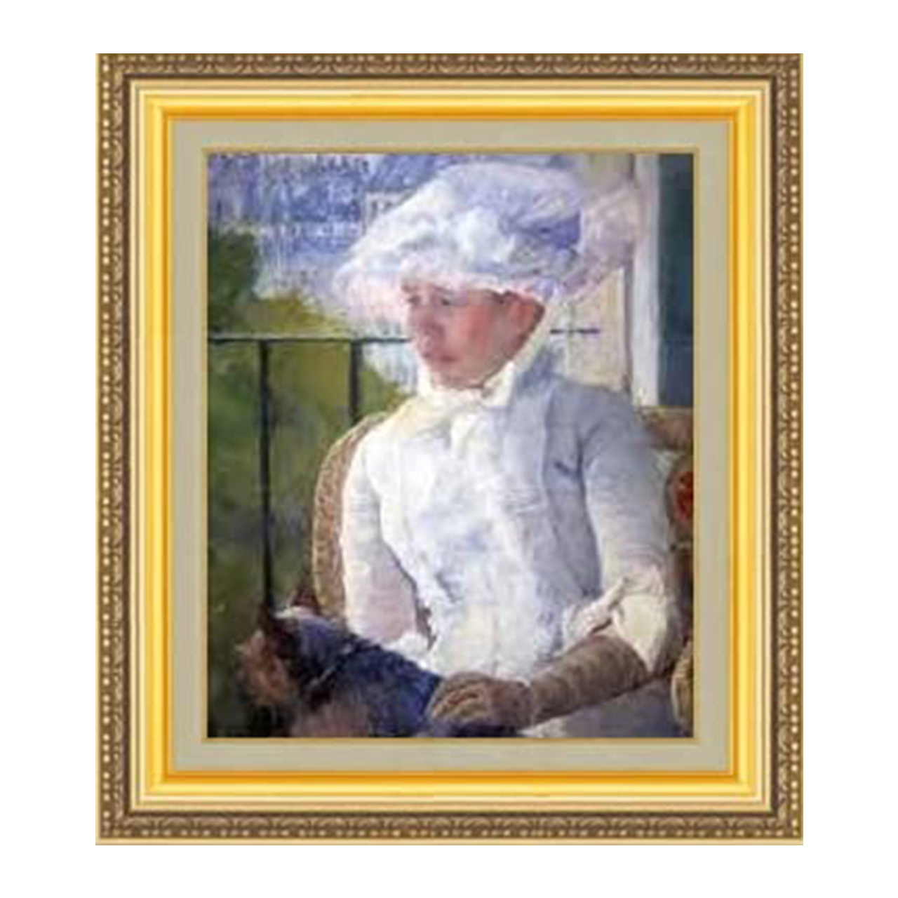 Mary Stevenson Cassatt | young girl at a window F8 - Commo Art 美術品 　